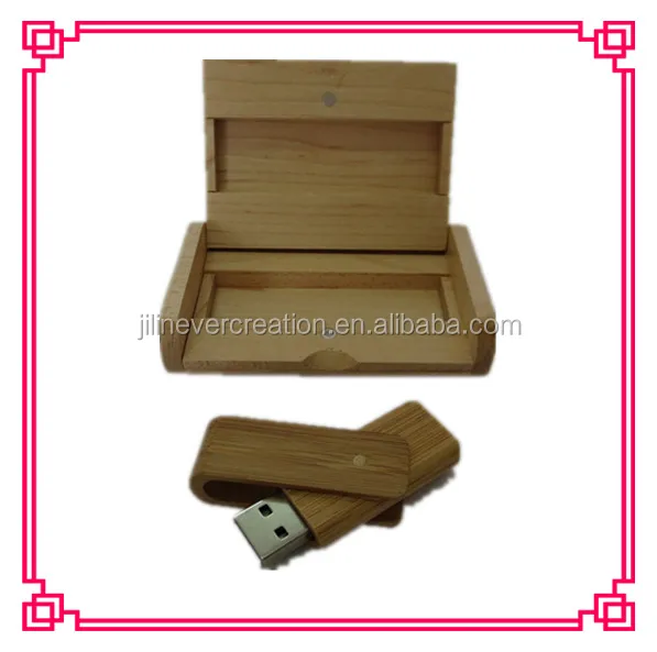 hot selling wooden USB flash drive with box 8gb