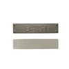 custom aluminium stamping metal logo label stickers high quality anodized sandblasting embossed luggages metal plates logo tags