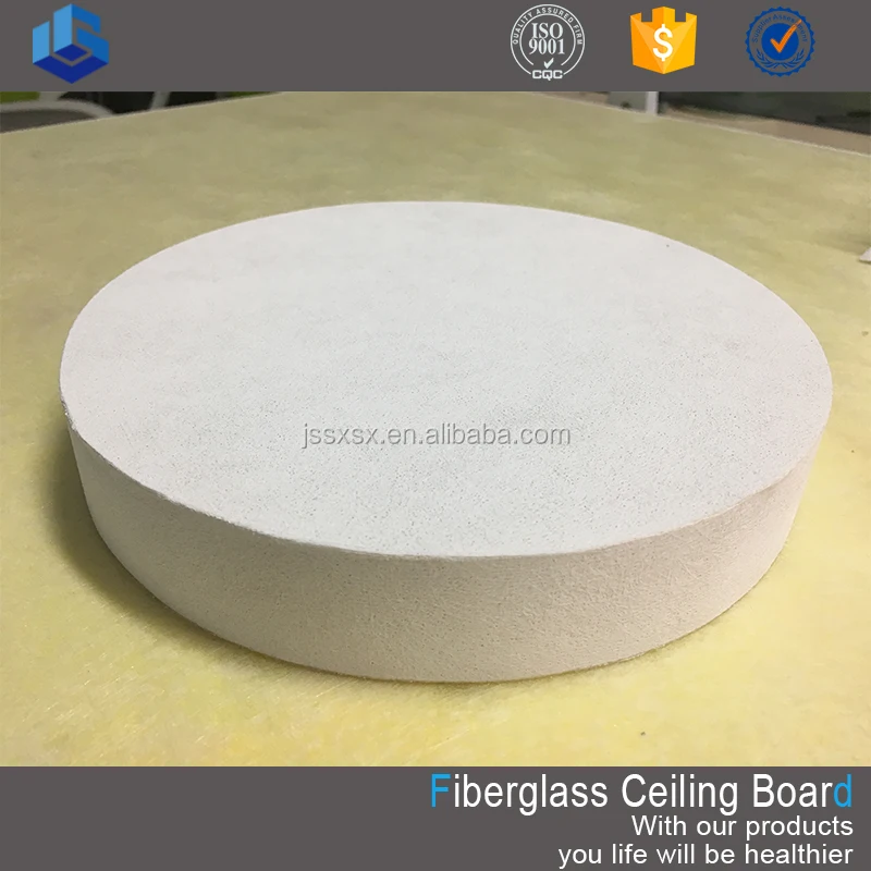 
Soundproof Acoustic Suspended Fiber Glass Wool false ceiling sheets 
