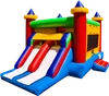 cheap Bounce house with slide/ backyard inflatable jumper/commercial bounce house