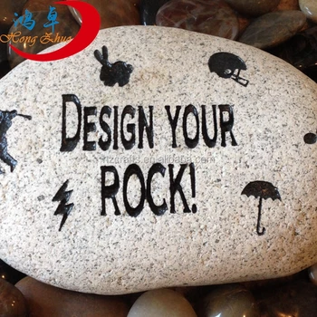 Engraved Inspirational Words Stones Mixed River Rock 