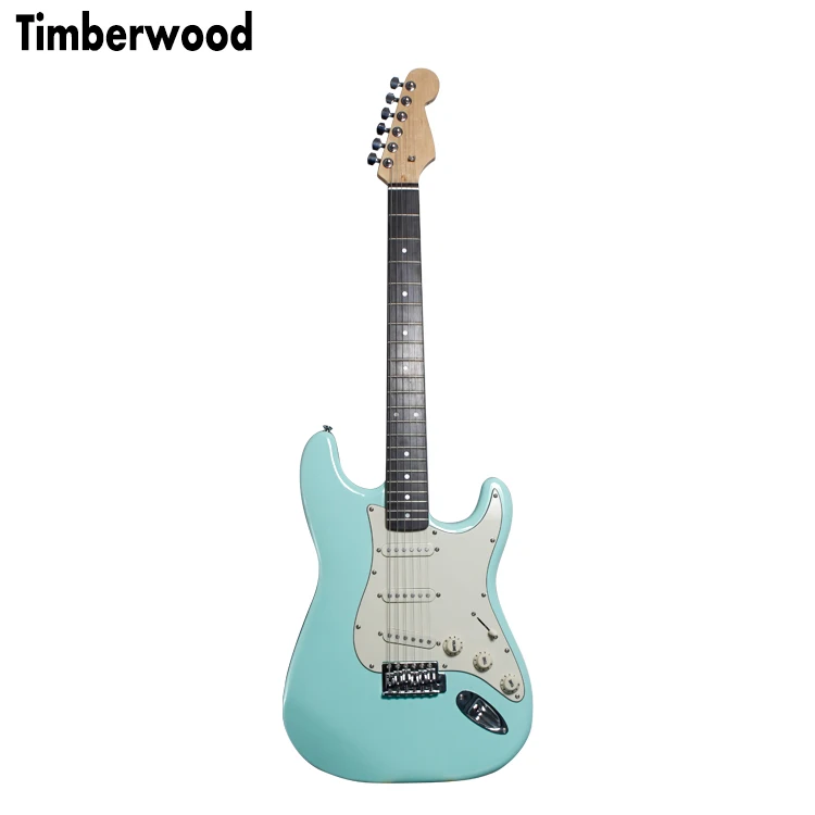 

Surf Green Mint Green color ST strat stratocaster electric guitar for beginner guitar electric ready to ship