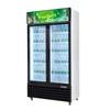 single door upright freezer display showcase for grocery store OEM guangzhou factory
