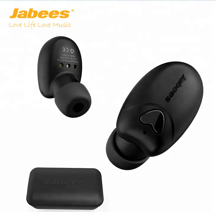 

2019 Jabees Bluetooth 5.0 True Wireless Earbuds with Charging Case OEM customer