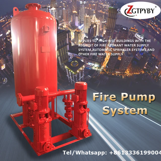 system water supply vertical multistage water pump fire pump