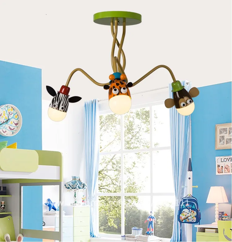 Most Por Animal Design Cartoon Zebra Giraffe Monkey Childrens Most Por Animal Design Cartoon Zebra Giraffe Monkey Childrens Lights For Bedrooms Led Hanging Light Fixtures