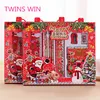 cheap bulk 2019 newest design christmas gifts promotion office stationary set school ruler pencil stationery made in china 146