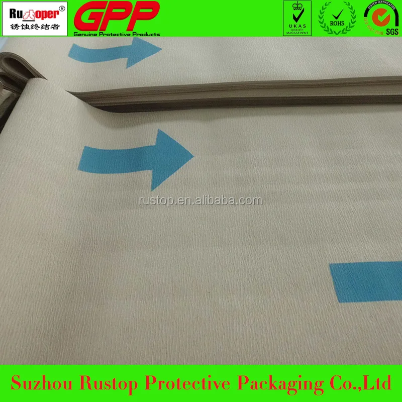 VCI antirust crepe paper for driving system