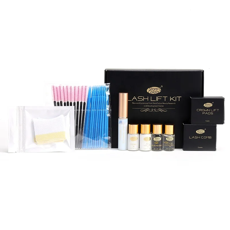 

STARSCOLORS Private label FAST lash lift keratin perm kit, Black