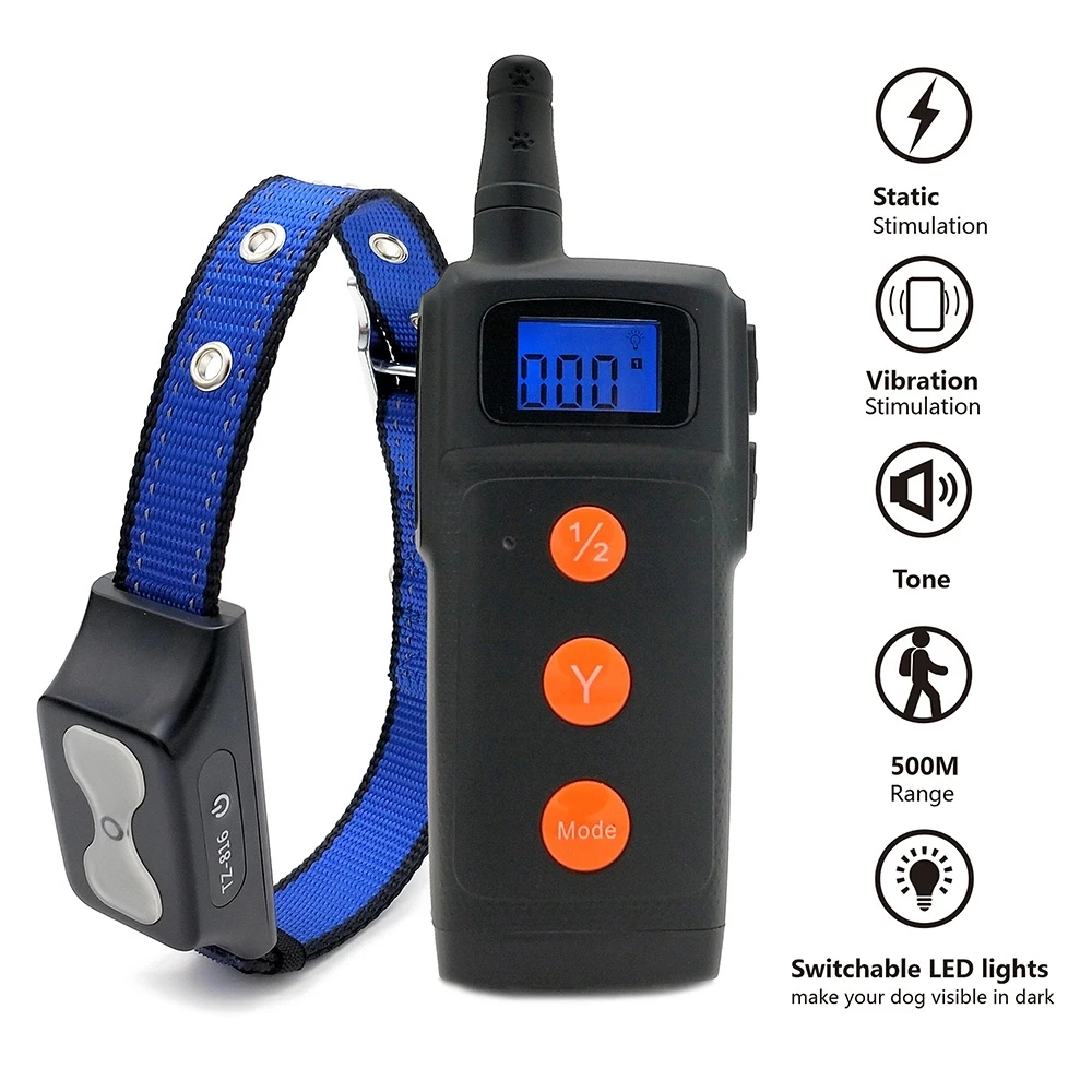 Professional Supplier Remote Control Dog Training Collar Wibration And Whistle 500m Instructions