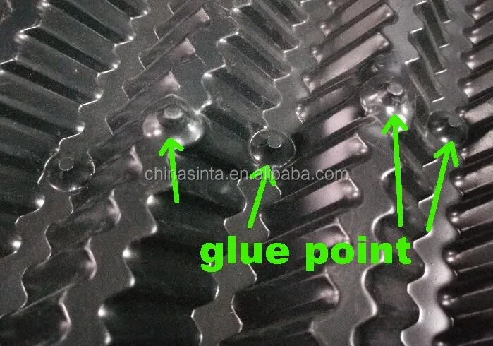 PP polypropylene cross fluted cooling tower fills