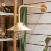 Glass cover golden palace IP64 waterproof Restaurant Copper fancy led wall barn light