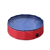 Red color inflatable Cooling Dog Pet Pool/Swimming Splash Folding doog pool for large dogs