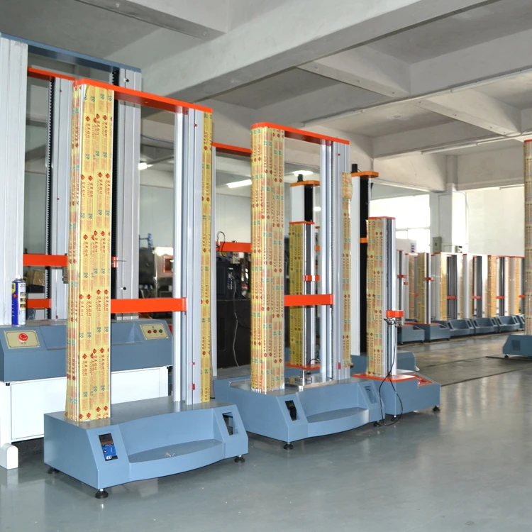 2017 hot style fabric tensile strength testing machine elastic test double column machines