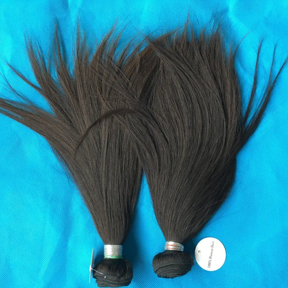 

The best seller soft and smooth natural virgin Indian straight hair remy hair extension human hair