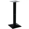 High bar table legs Marble dining table base but strong square outdoor black living room base