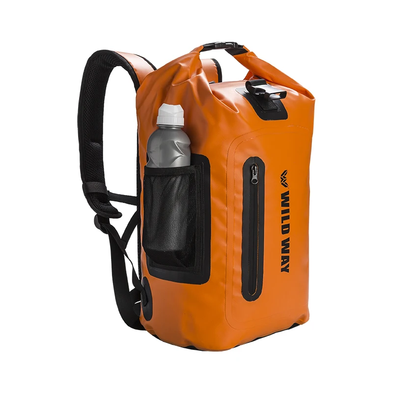 25l 500d Pvc Tarpaulin Hiking Camping Waterproof Backpack Bag - Buy ...