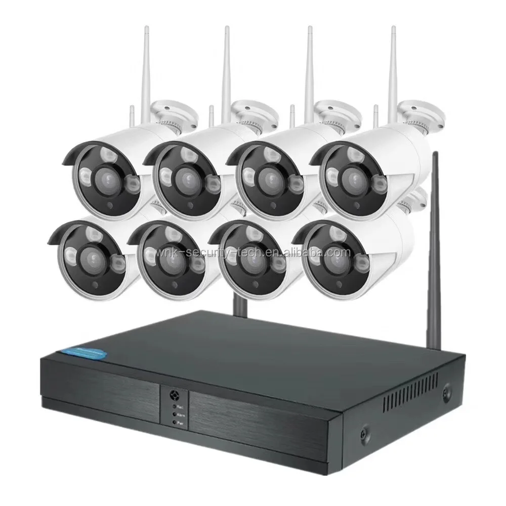 Wifi P2p Wireless Ip Camera Kit 8 Ch Nvr Kit Cctv Camera System Buy