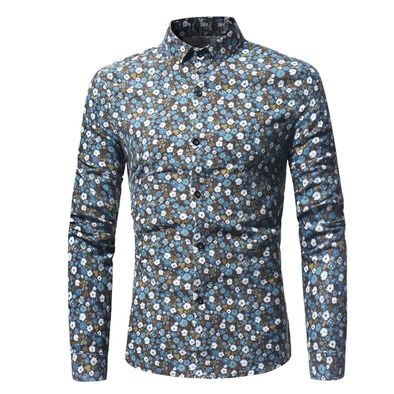 mens floral print tshirt