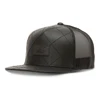 custom embossed leather label mens caps and hat