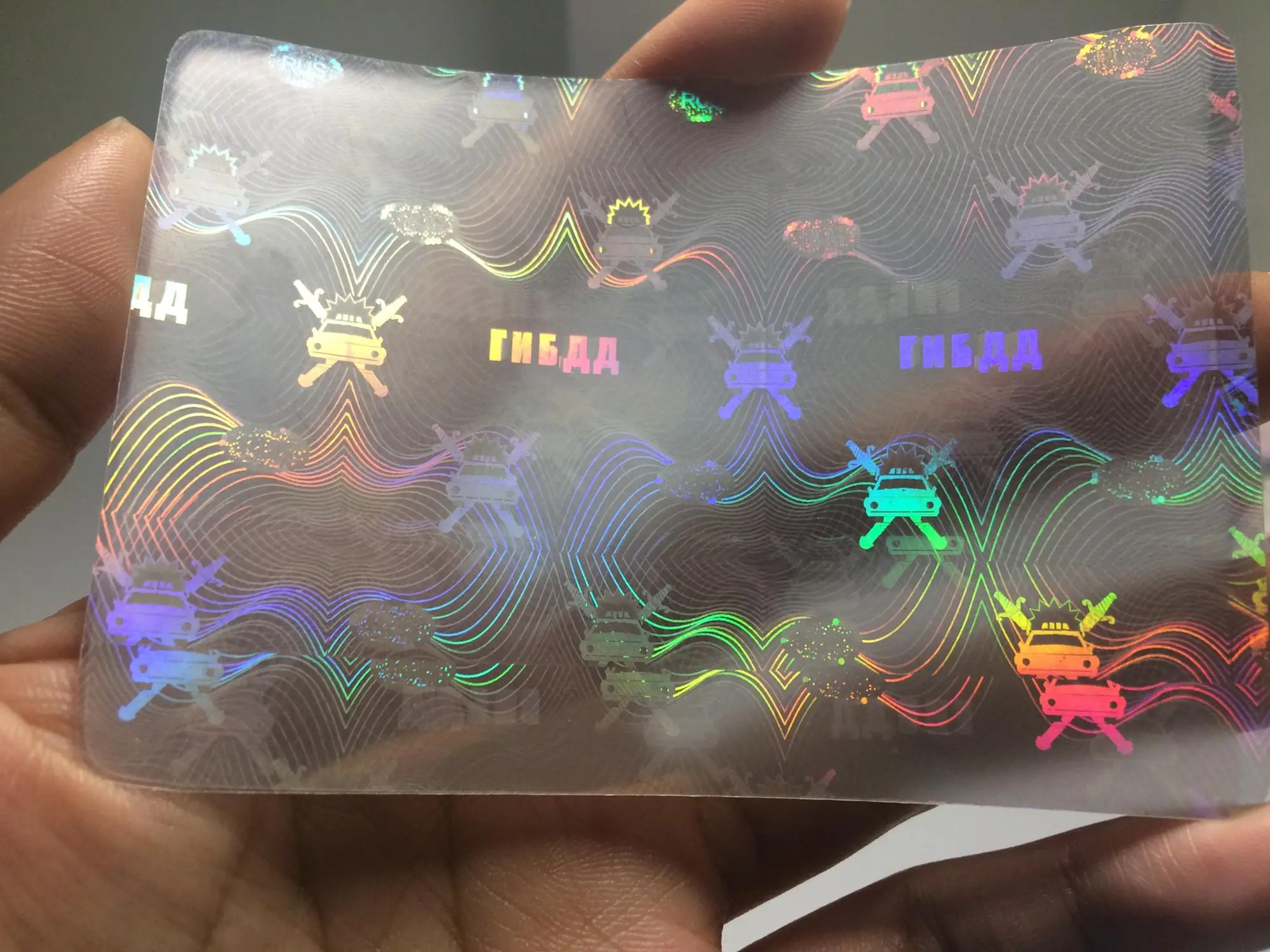 new arrive Customized PVC/ID Card standard custom id card hologram overlay