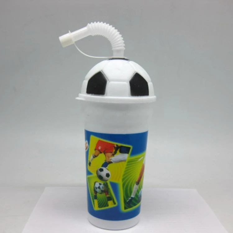 420ml Bpa Free Pp Plastic Football Shaped Children Drinking Cups With