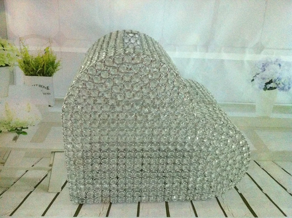 Elegant Crystal Heart Money Box For Wedding Supplies - Buy Big Money ...