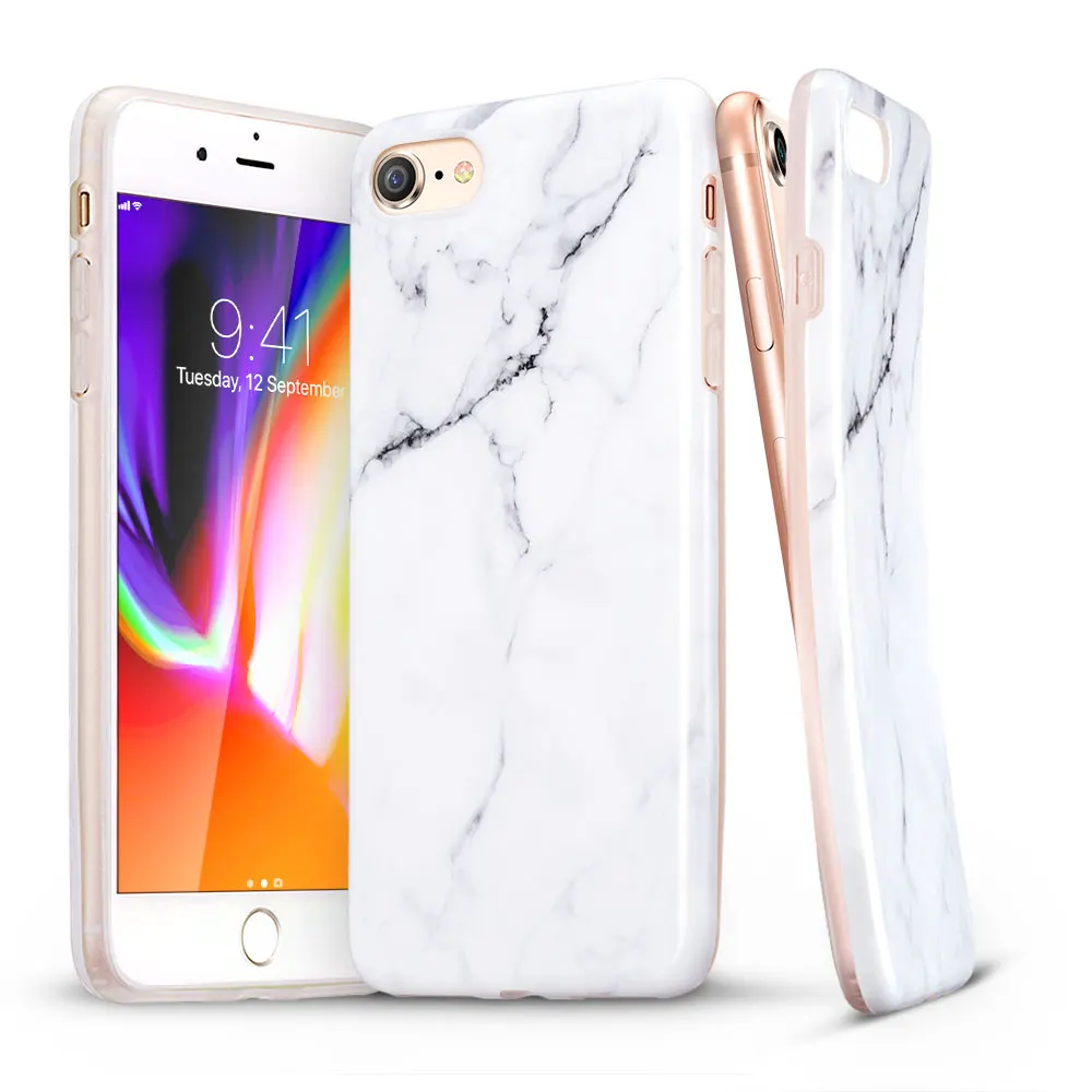 

ESR TPU plastic marble design for iPhone 8 Plus/7 Plus 5.5inch full protective phone case