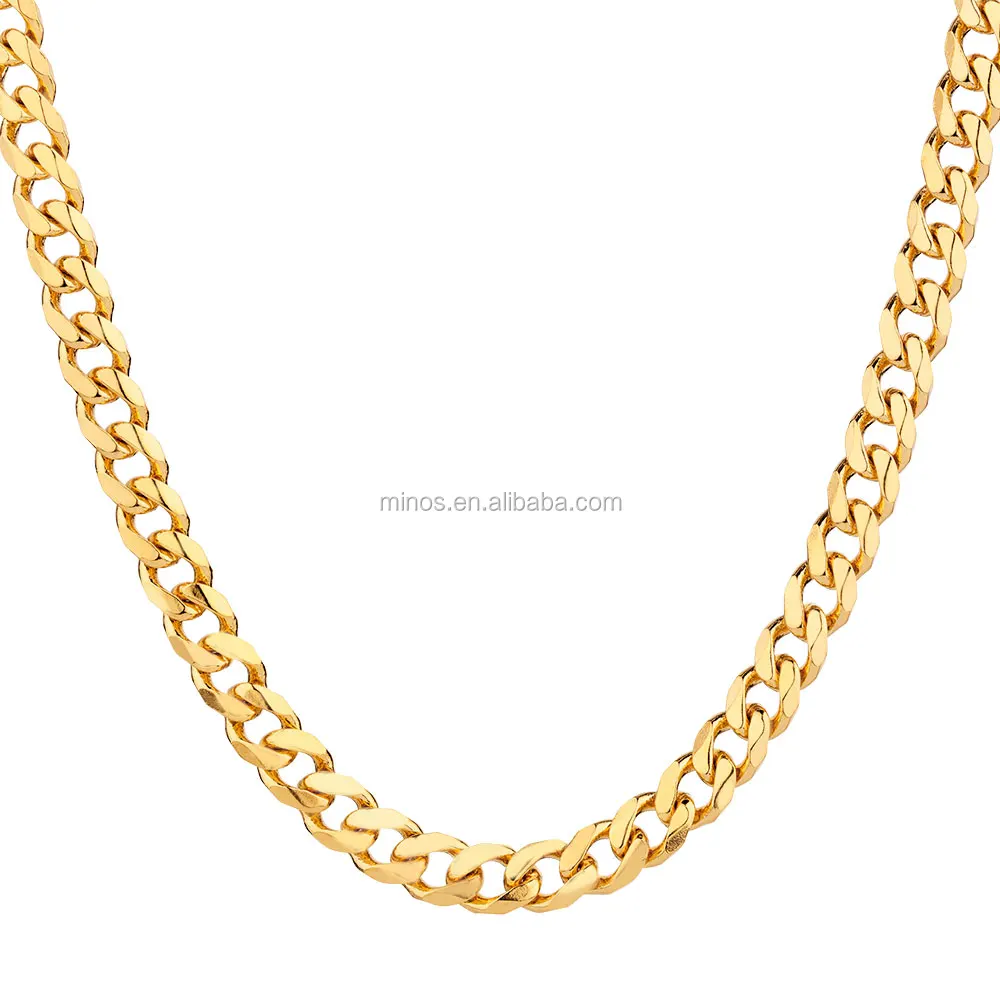 

Stainless Steel Cuban Curb Chain Necklace 18k Gold Cuban Link Chain Wholesale Gold Chain Necklace For Men, Gold;rose gold;black and silver