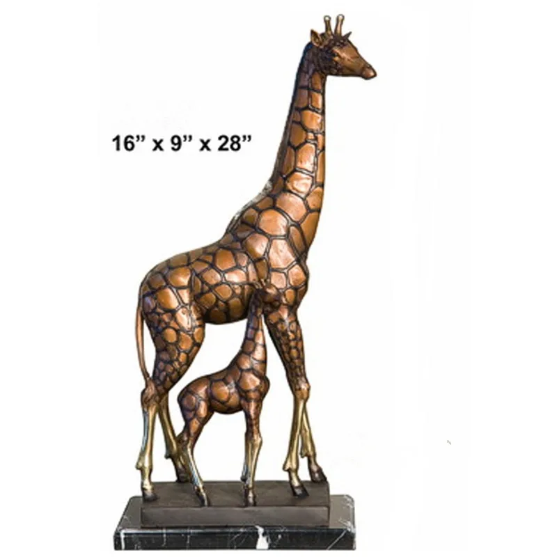 giraffe outdoor garden statue