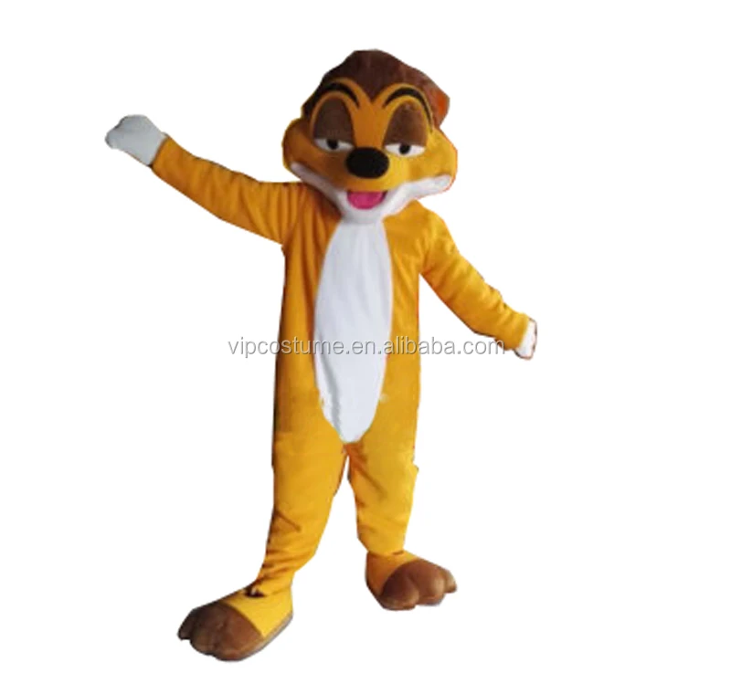 

The Lion King's Timon & Pumbaa Timon Mascot Costume Animal Mascot Costume, As picture