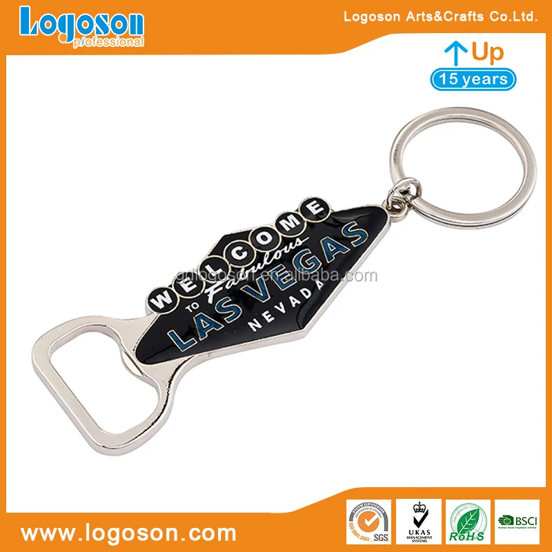 Wholesale Las Vegas Metal Bottle Opener Keychains Oem Las Vegas