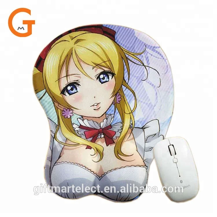 

Custom Spongs Oppai 3D anime Custom Gel mouse pad With Cheap Unit Price, Black and design