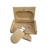 factory cheap price ellipse wooden usb flash memory laser engraving wood usb stick