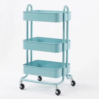 Carrito De Servicio De Almacenamiento De 3 Niveles Para Baño De