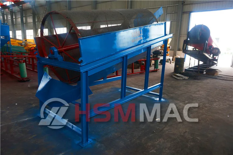 HSM High Capacity Rotary Trommel Compost Sifter For Carbon Production Lines Coal Ash