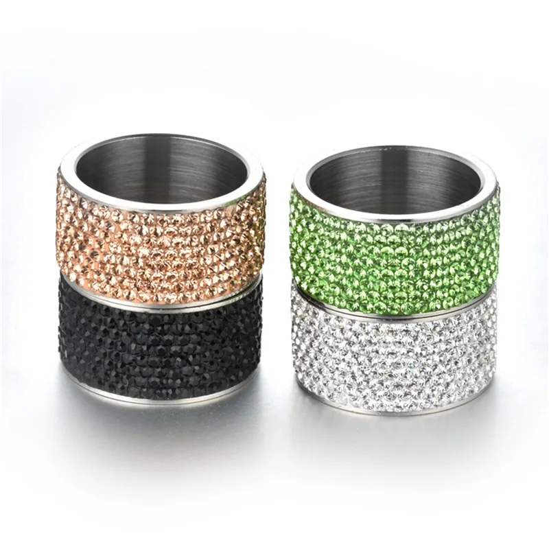 

China stainless steel championship rhinestone rings, N/a
