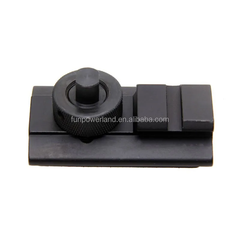 

Funpowerland 20mm Weaver Rail harris bi-pod sling swivel Adapter Mount, Matte black