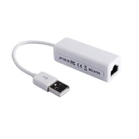 

High speed white USB 2.0 to RJ45 Lan 100Mbps Network fast Ethernet Adapter Card For PC