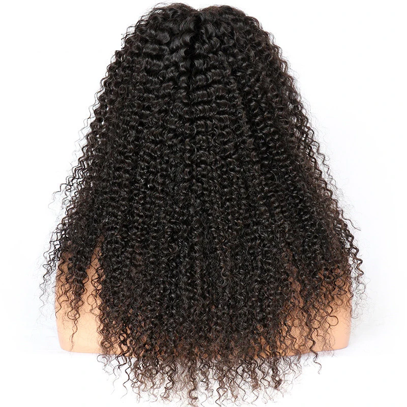 

Love Hair Kinky Curly Lace Front Human Hair Wigs With Baby Hair Pre Plucked For Women Natural Black, N/a