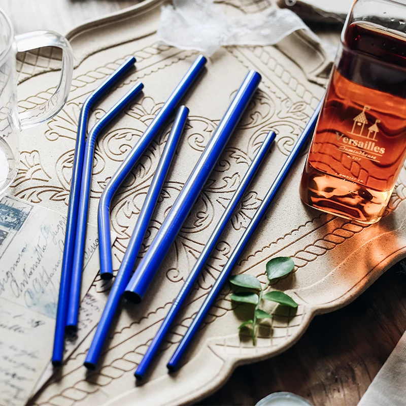 304 Stainless Steel Color Changing Straw Unique Innovation Temperature