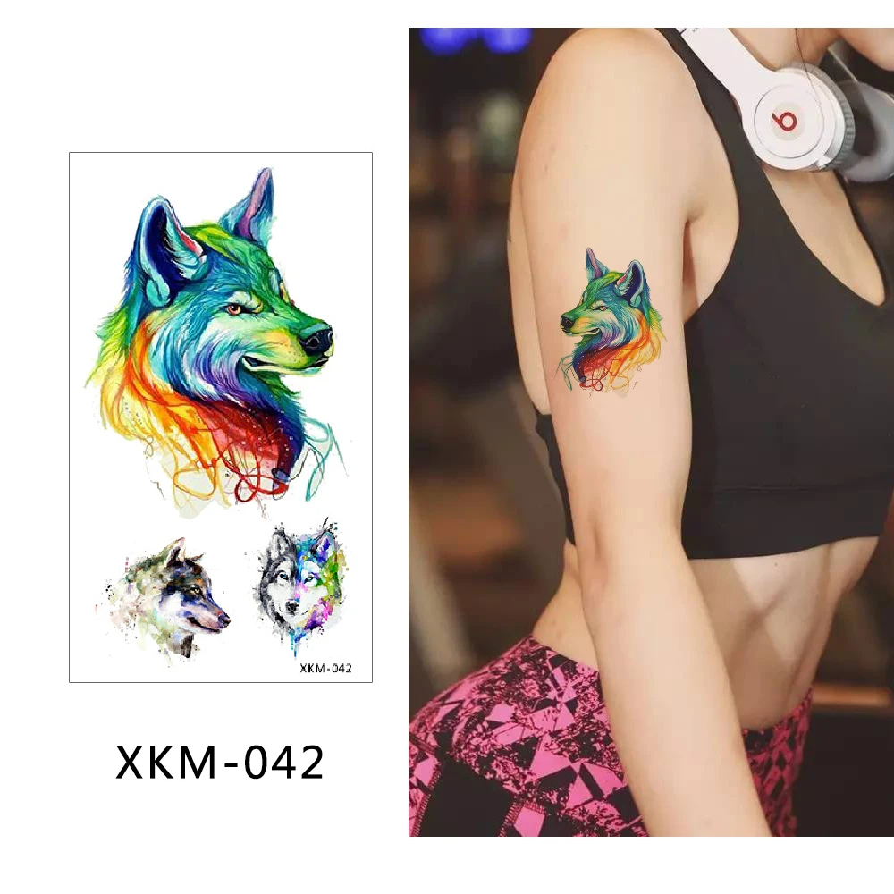 

XKM-001--XKM-040 Color Special Body Art Temporary Tattoos Henna Tatoo Sticker, Metallic / colorful / customized