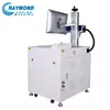 Lowest price metal emblems laser writing machine for metal and plastic logo printing