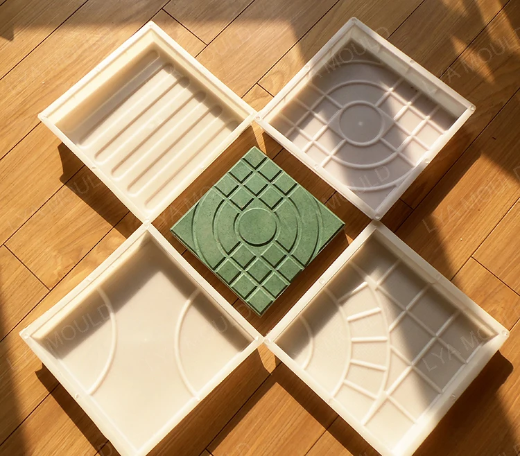 2017 Different Designs Plastic Molds For Paver Stone Concrete Bricks