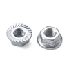 Customized Double Knurled Hex M6 Flange Nut