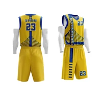 

Wholesale 100% Polyester Mesh Fabric Custom Sublimation Printing Basketball Jerseys