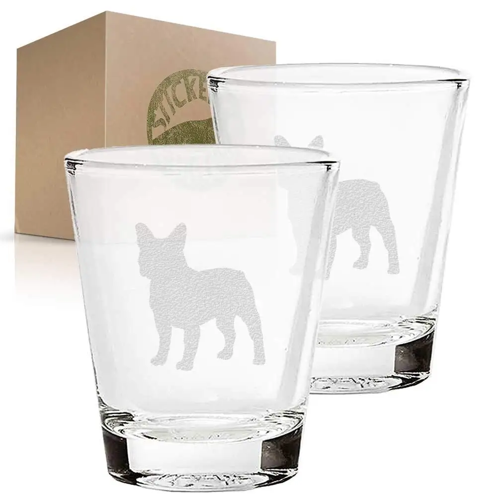 bulldog shot glasses