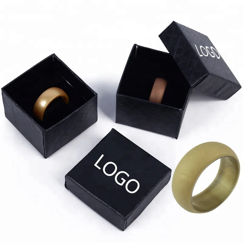 

Thin Silicone Wedding Ring For Women Singles Polyhedron Design, Customized