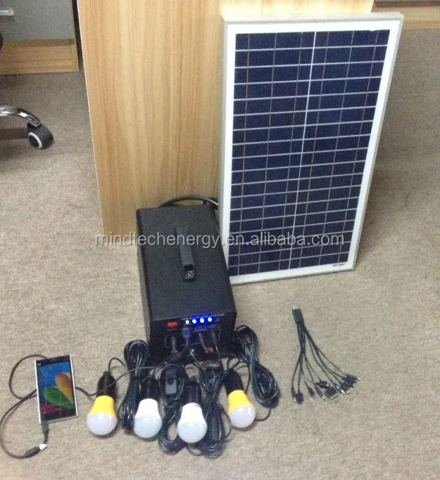 60 watt 12 volt dc solar power generator solar emergency power supply generator