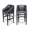 NEYI BC011 custom wood steel leather fabric black high seat bar chair stool for restaurant cafe dining commercial Furniture